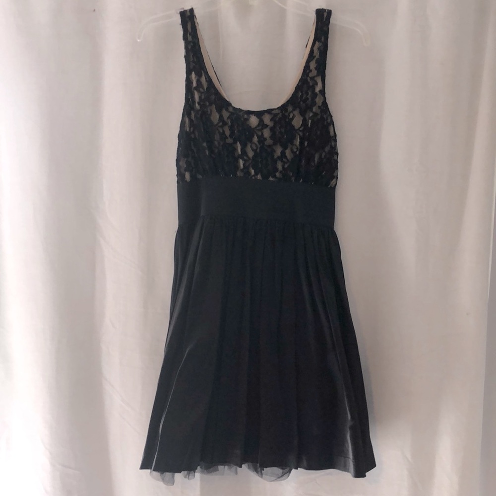 Black and Tan Short Dress